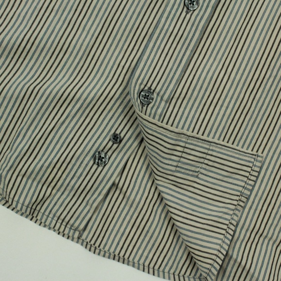 VINTAGE Levi's Button Up Shirt M 38/40 Striped - Picture 4 of 8